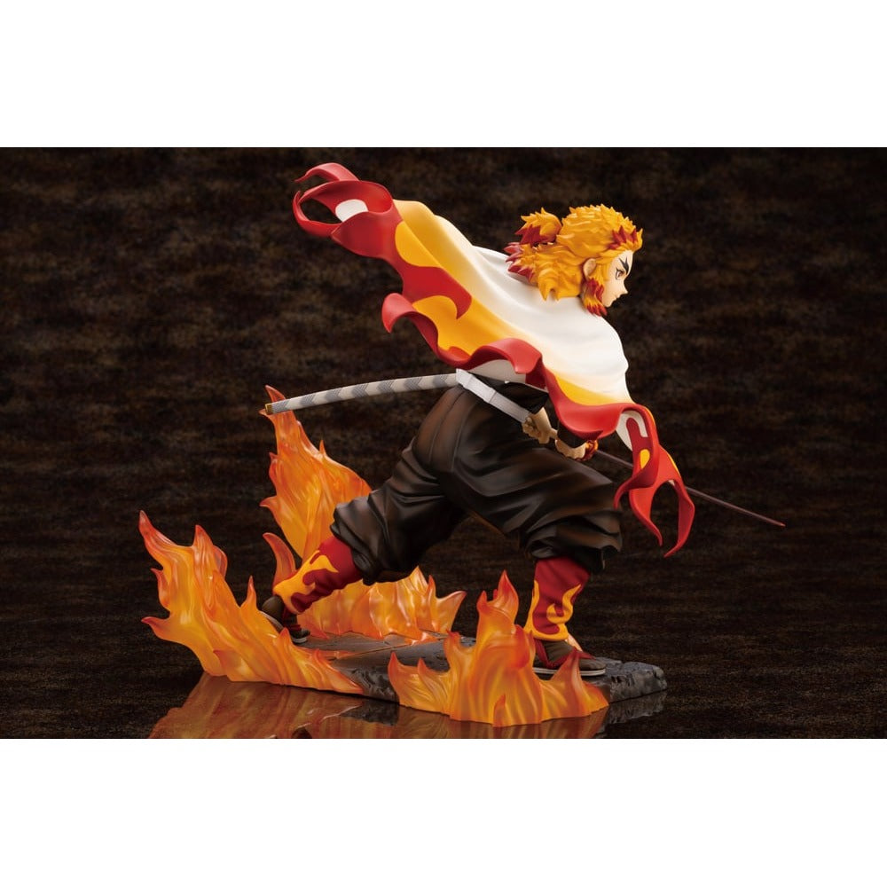 Kotobukiya 壽屋 Artfx J 1/8 PVC Statue《鬼滅之刃》炎柱 煉獄杏壽郎 (附臉部表情特典)