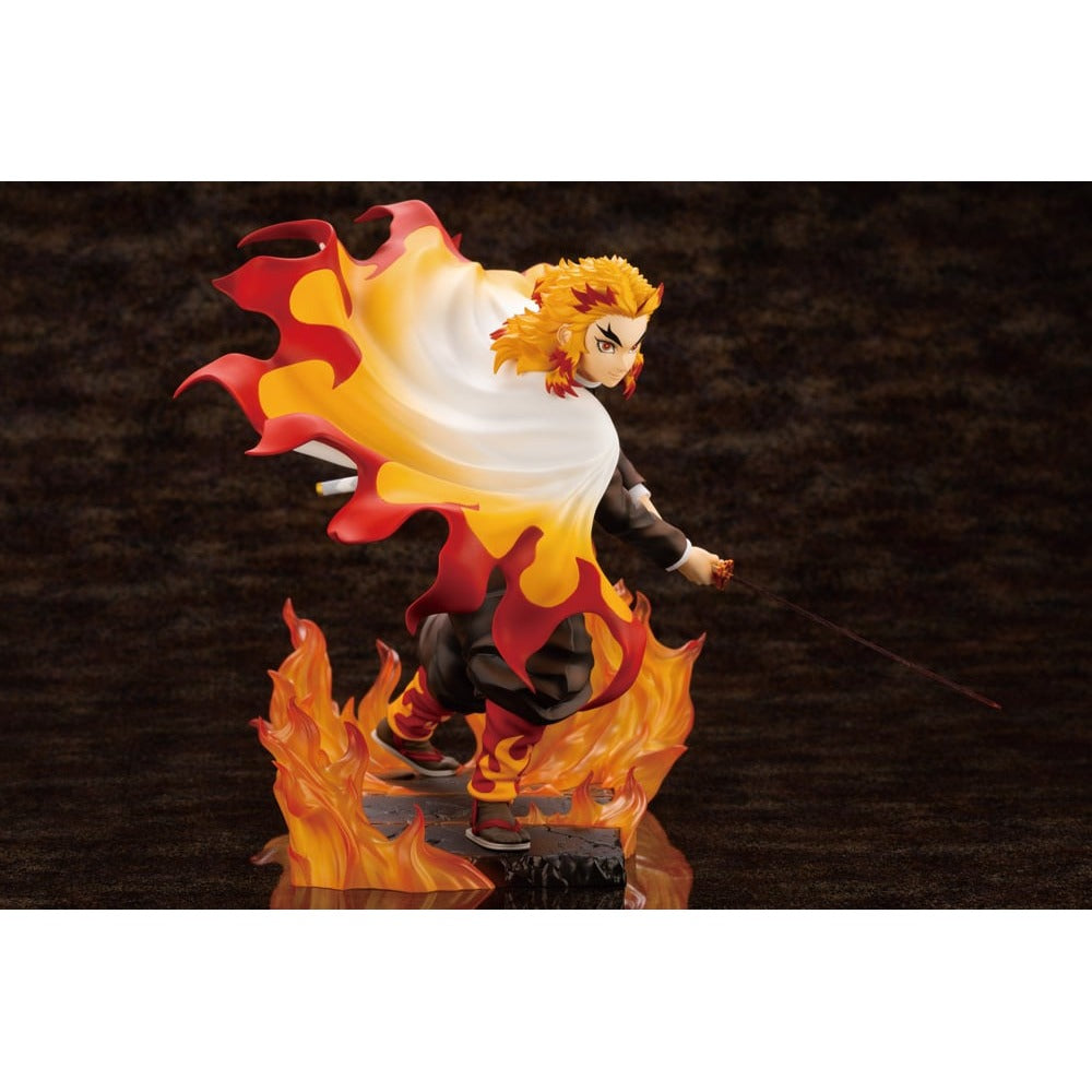 Kotobukiya 壽屋 Artfx J 1/8 PVC Statue《鬼滅之刃》炎柱 煉獄杏壽郎 (附臉部表情特典)