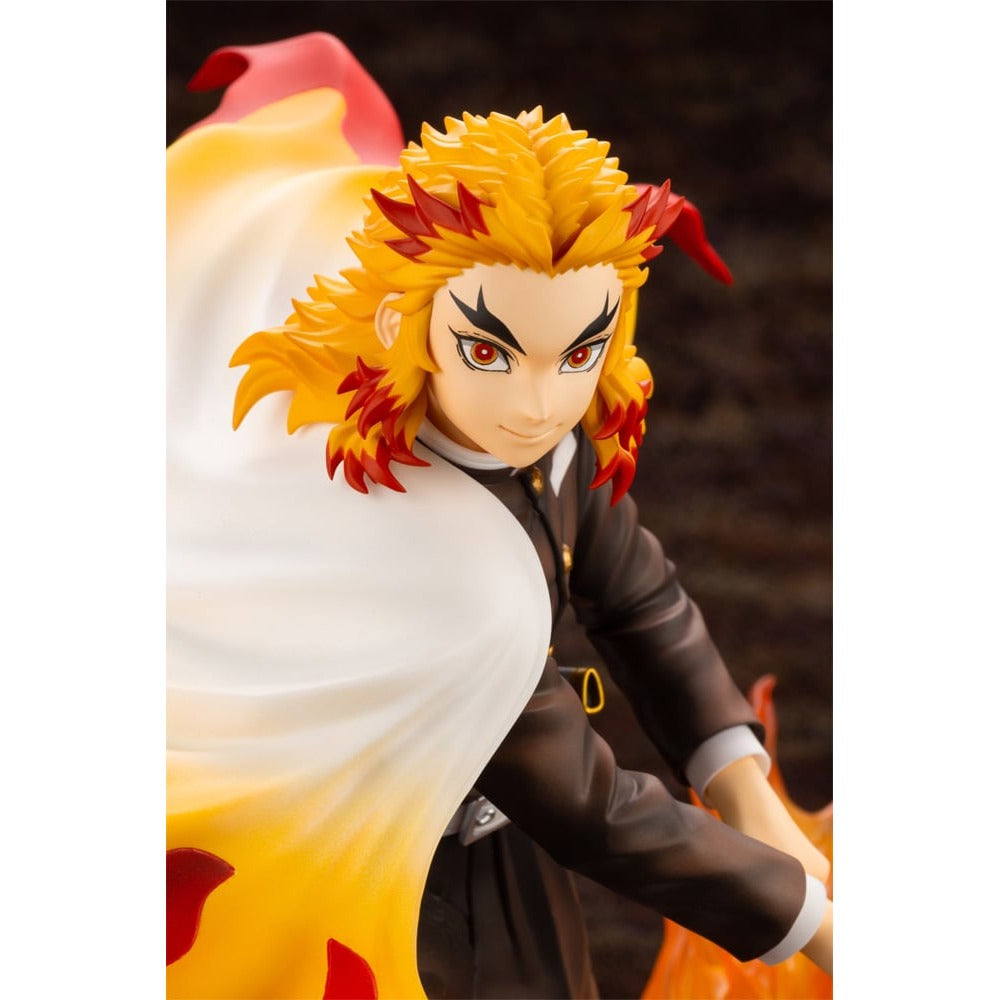 Kotobukiya 壽屋 Artfx J 1/8 PVC Statue《鬼滅之刃》炎柱 煉獄杏壽郎 (附臉部表情特典)
