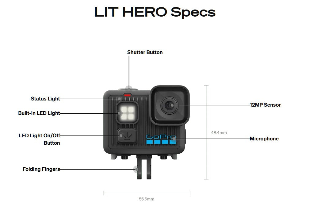 GoPro LIT HERO: Pocket-Size 4K for Every Adventure 運動相機