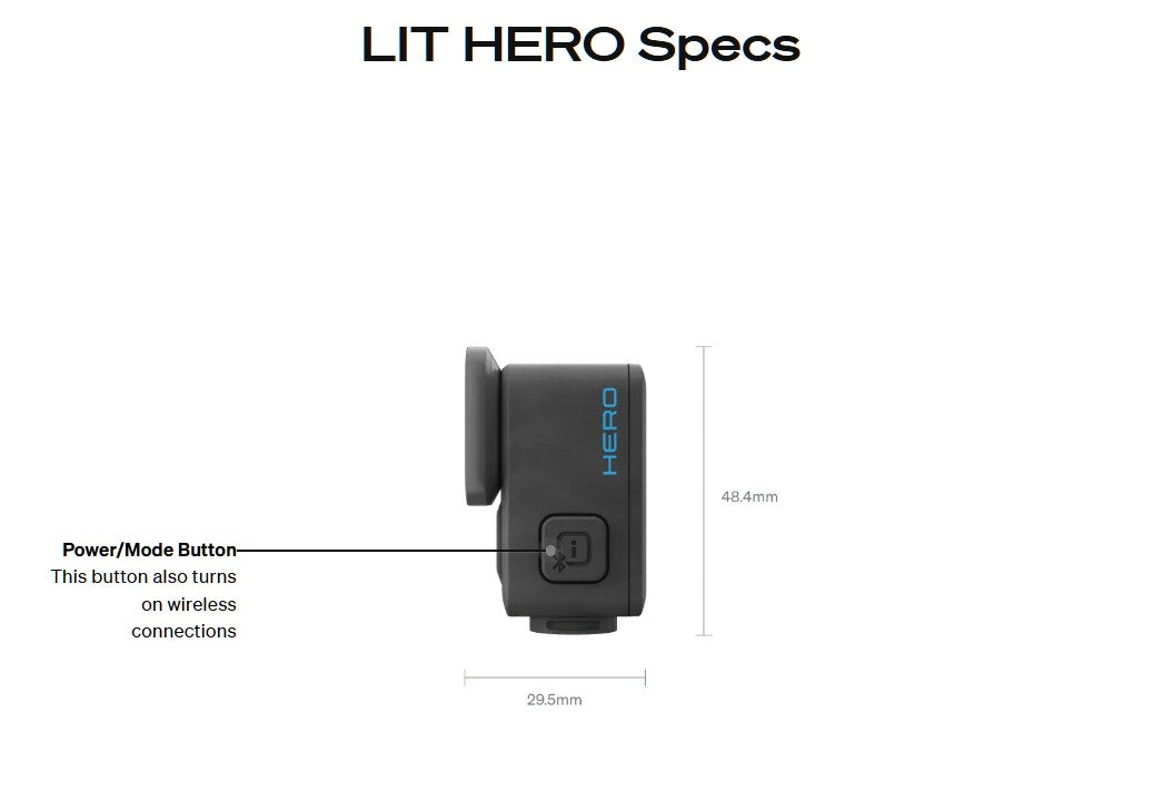 GoPro LIT HERO: Pocket-Size 4K for Every Adventure 運動相機
