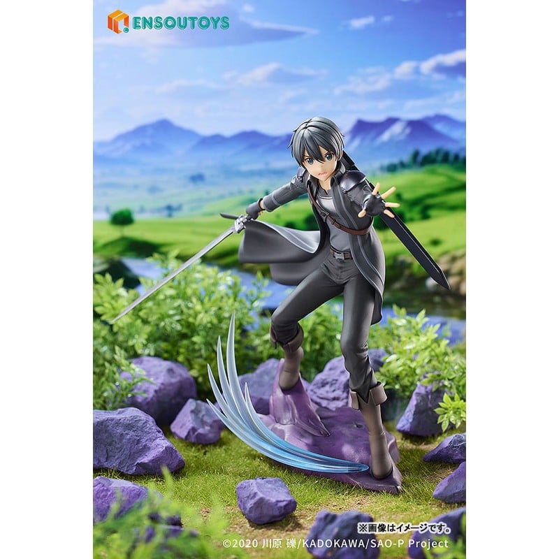 《預訂》Ensoutoys 《刀劍神域劇場版 - Progressive - 陰沉薄暮的詼諧曲》桐人1/7比例人像《2025年5月發售》 - Microworks ACG