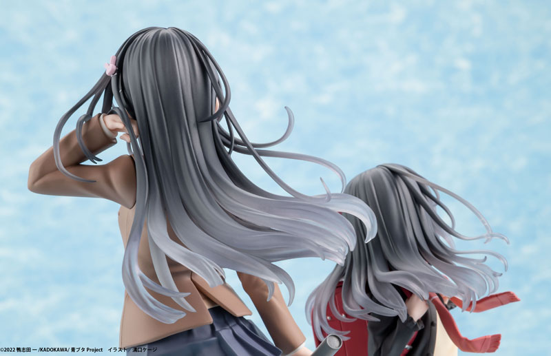 Kadokawa《青春豬頭少年不會夢到紅書包女孩》 櫻島麻衣 高中畢業Ver. & 紅書包女孩 (1/7比例)