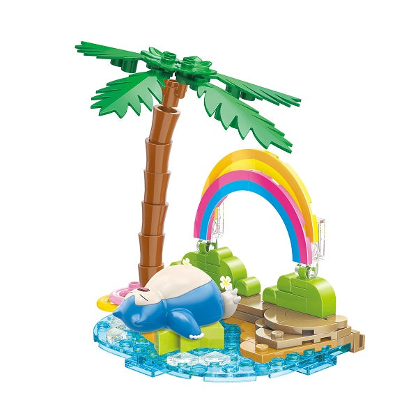 Qman Keeppley 寶可夢小場景積木 卡比獸的休憩時間