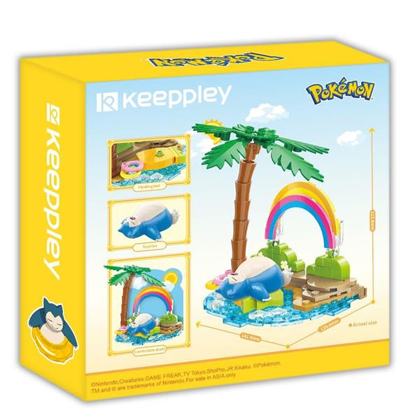 Qman Keeppley 寶可夢小場景積木 卡比獸的休憩時間