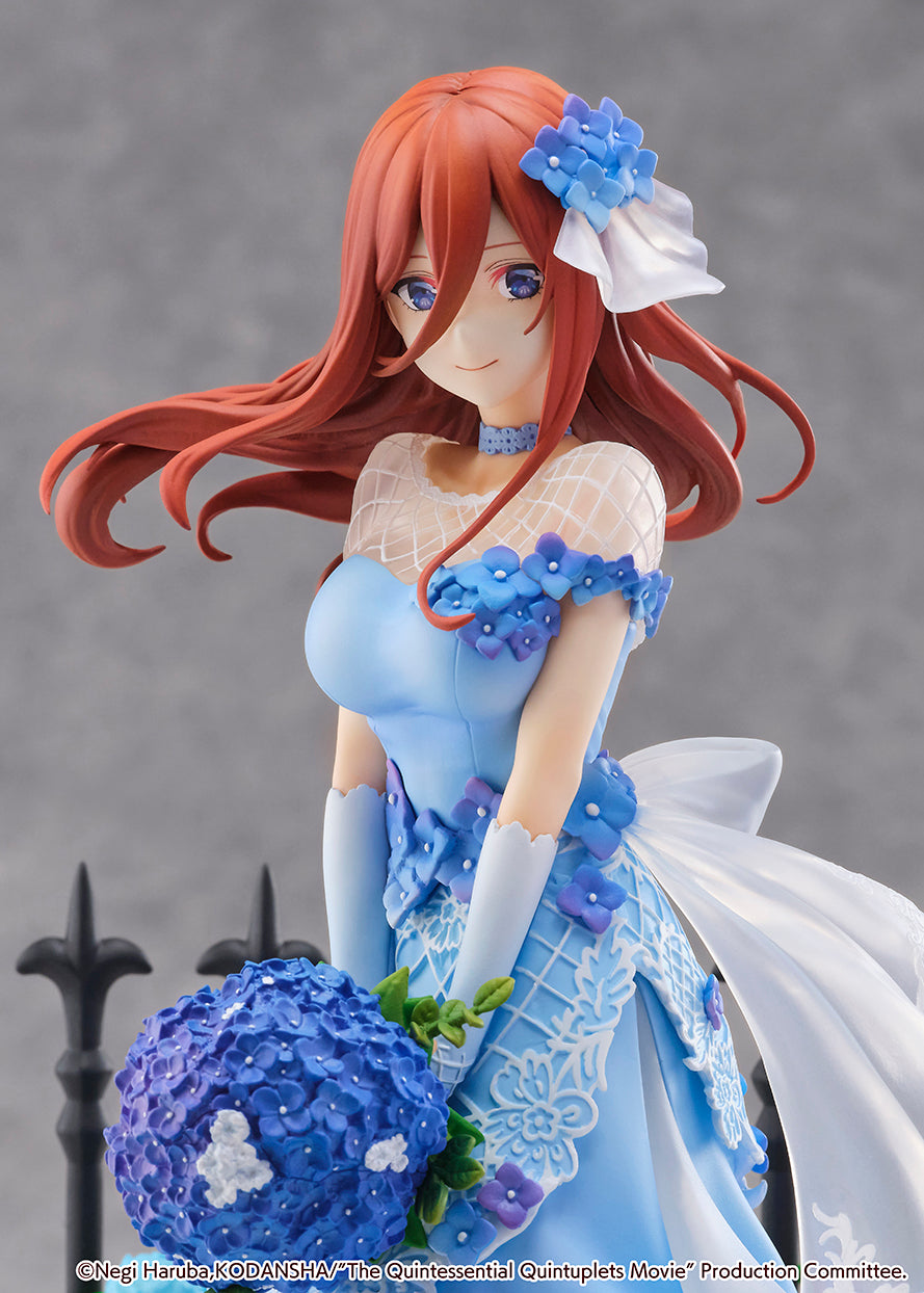 SHIBUYA SCRAMBLE FIGURE 劇場版《五等分的新娘》中野三玖 -Floral Dress Ver.- 1/7 比例模型
