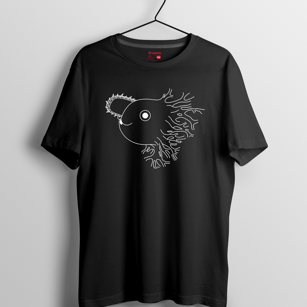 鏈鋸人 T-shirt 融合波奇塔黑色