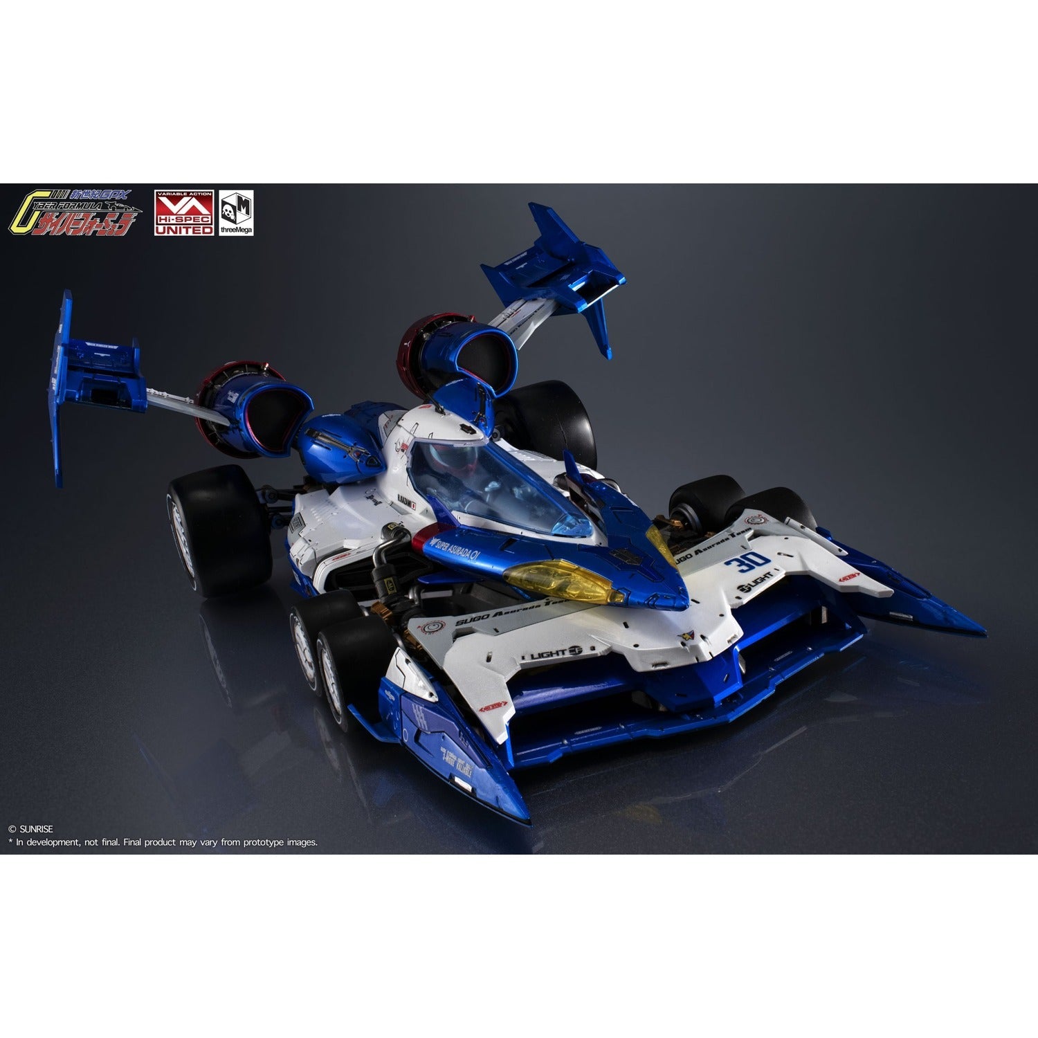 《預訂已截單》threeMega 高智能方程式VARIABLE ACTION Hi-SPEC UNITED《高智能方程式》超級雷神01《2026年第二季發售》