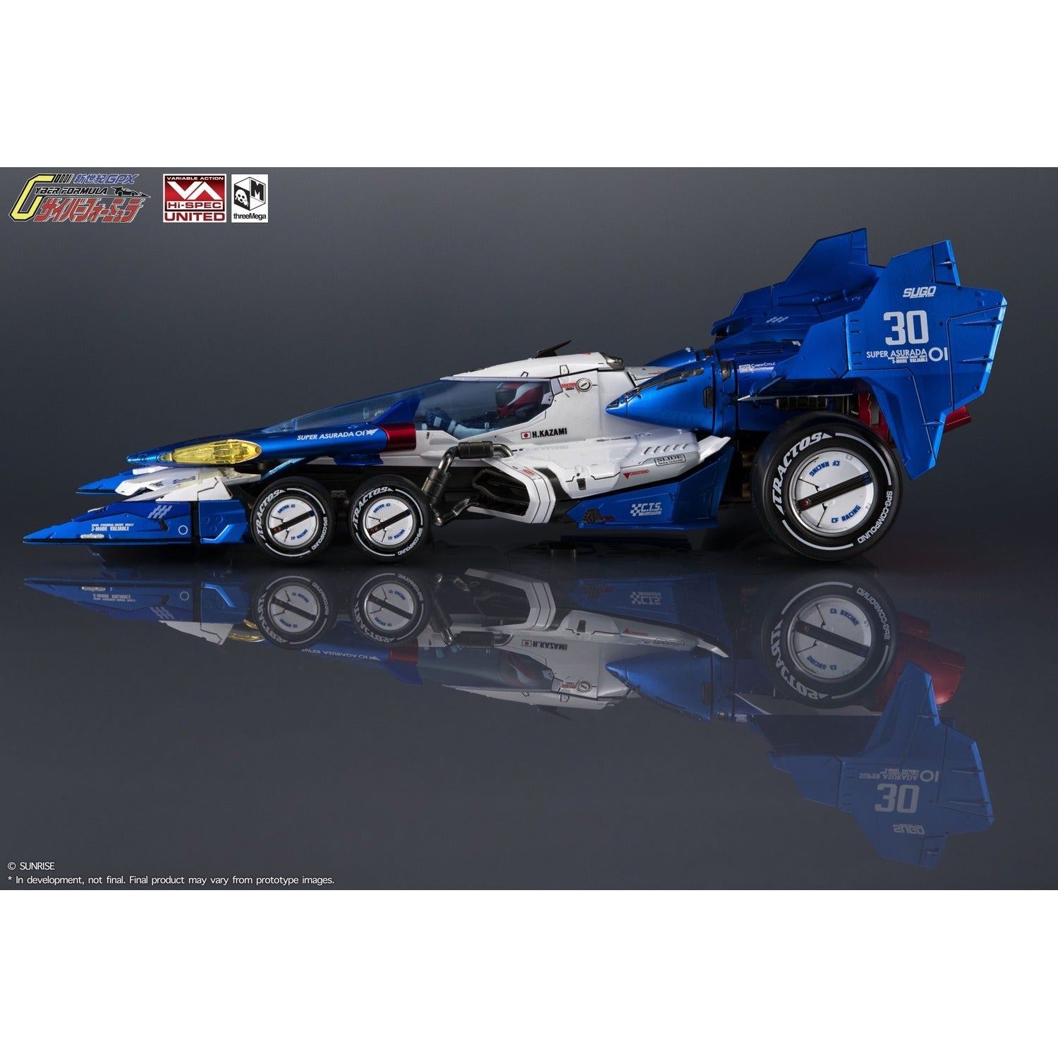 《預訂已截單》threeMega 高智能方程式VARIABLE ACTION Hi-SPEC UNITED《高智能方程式》超級雷神01《2026年第二季發售》