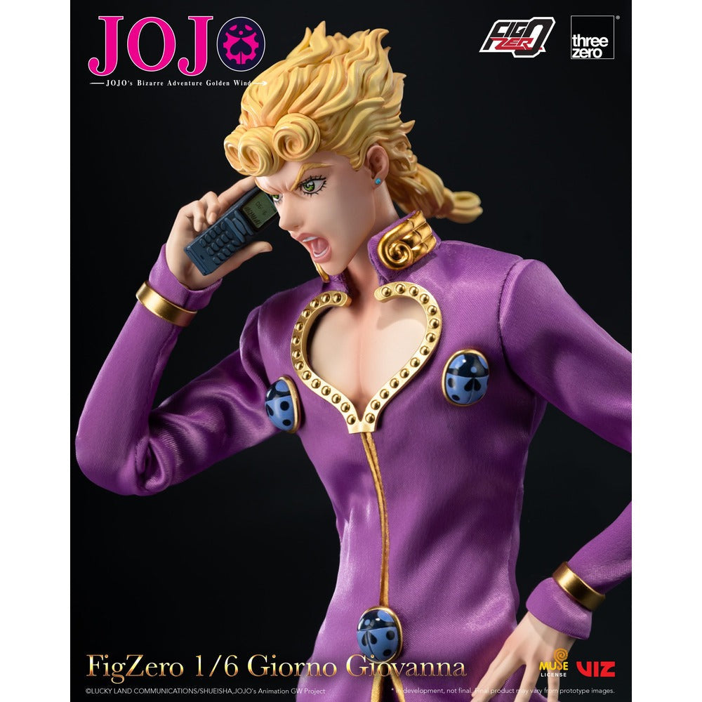 《預訂已截單》threezero JOJO的奇妙冒險:黃金之風 FigZero 1/6 喬魯諾 喬巴拿《2025年第四季發售》