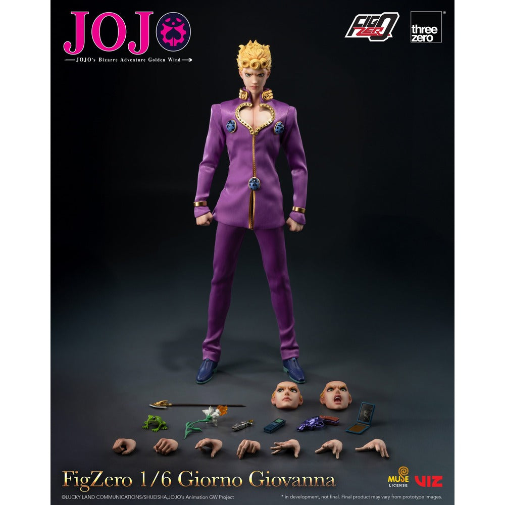 《預訂已截單》threezero JOJO的奇妙冒險:黃金之風 FigZero 1/6 喬魯諾 喬巴拿《2025年第四季發售》