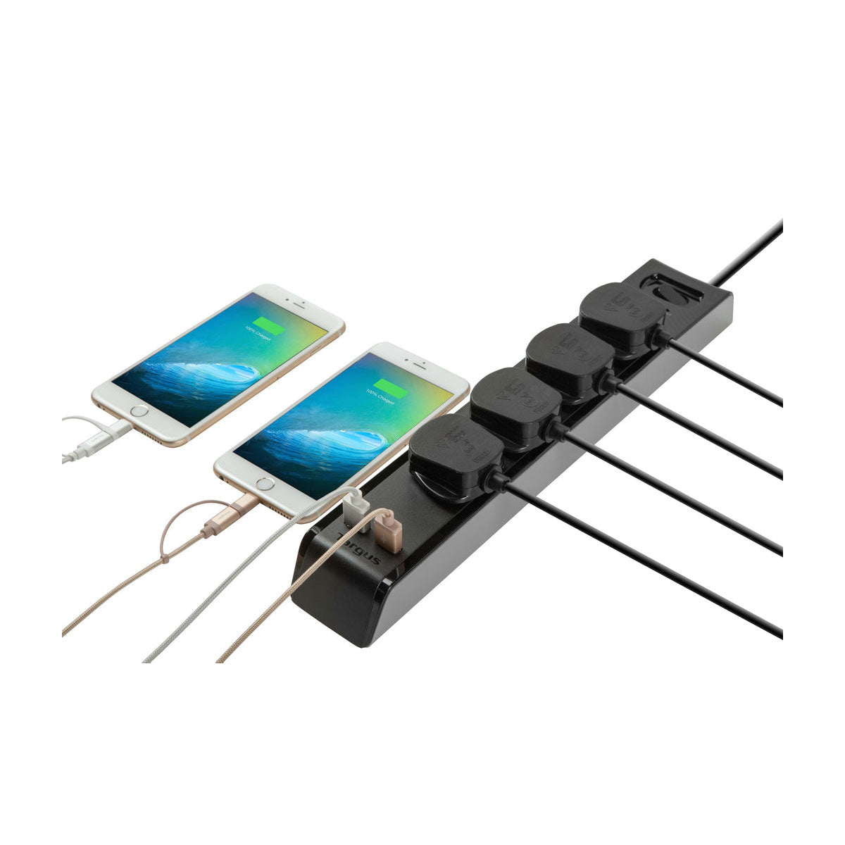 Targus APS10 Smart Surge 4 w/USB Port 2位防雷智能拖板