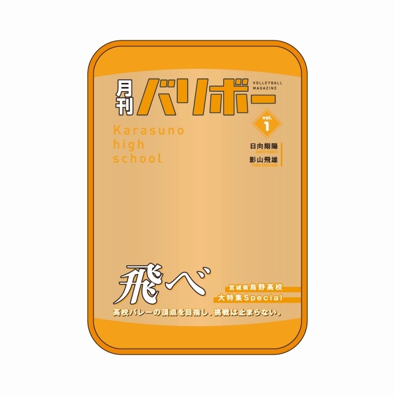 《排球少年!!》 收納袋 月刊排球Ver.vol.1
