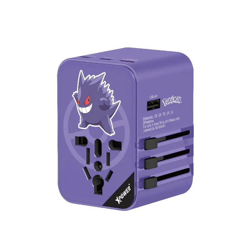 XPower《Pokemon》TA45B 45W 6輸出 PD3.0/PPS旅行充電器 耿鬼