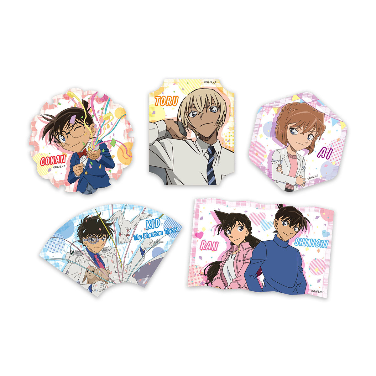 名偵探柯南 角色貼紙組 來個碰碰 精品 Microworks Online Store