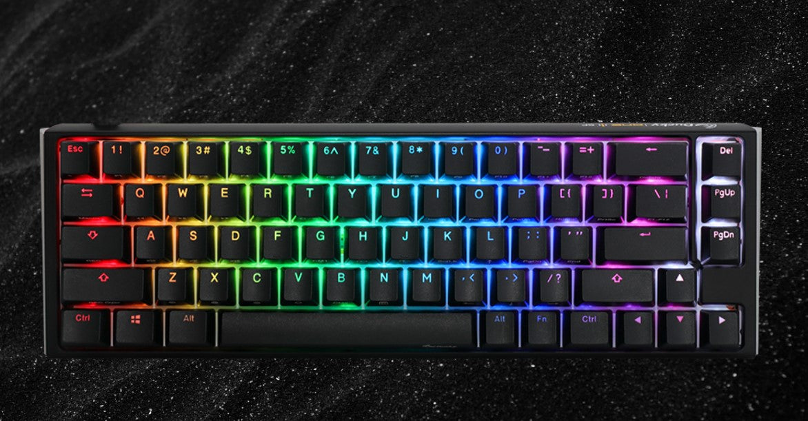 Teclado Gaming Ducky One 3 Classic Mini - Diseño Black/White, Compacto, Mecánico, Para Jugadores Y Programadores