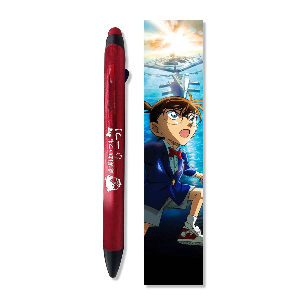 名偵探柯南劇場版 黑鐵的魚影 3色原子筆