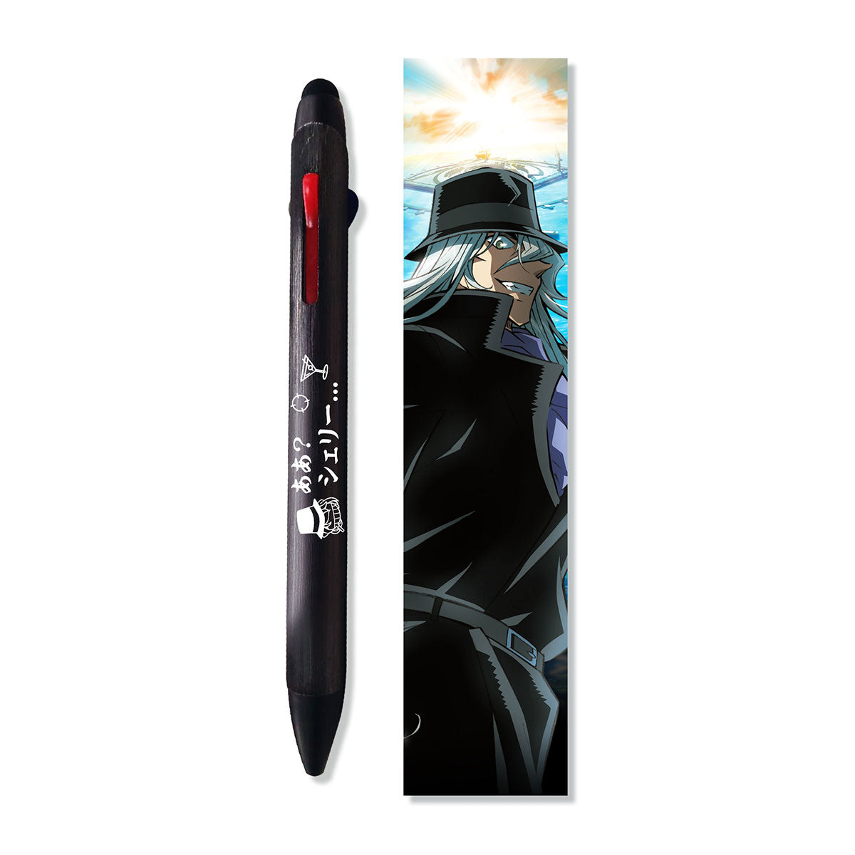 名偵探柯南劇場版 黑鐵的魚影 3色原子筆