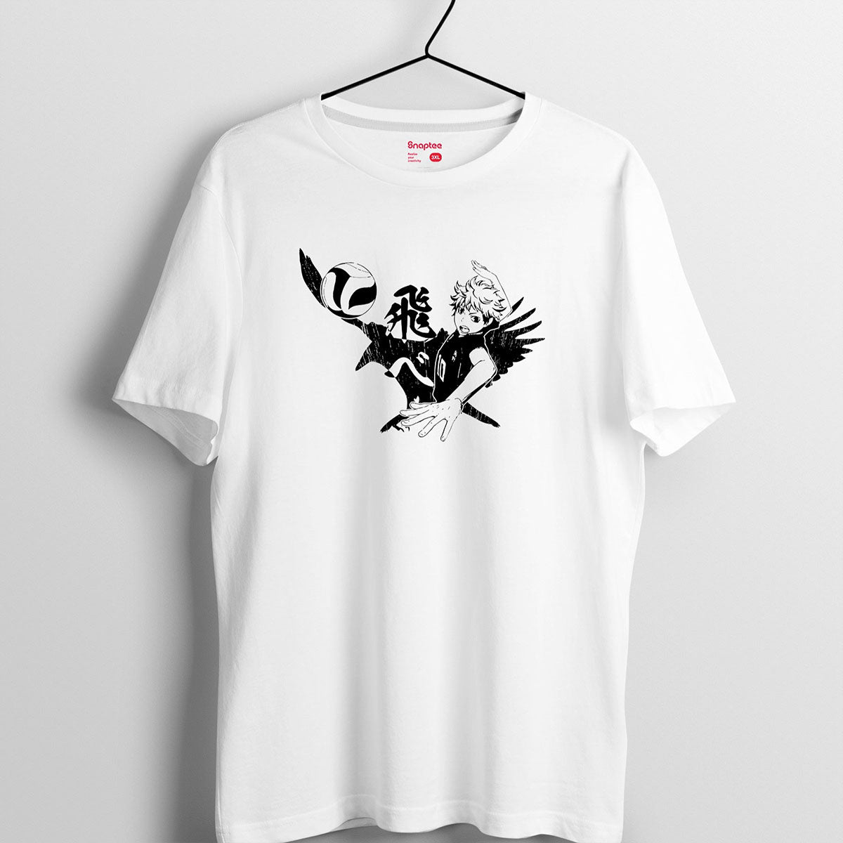 排球少年 T-shirt 翱翔吧! 日向翔陽 (白色) 服裝 Microworks Online Store