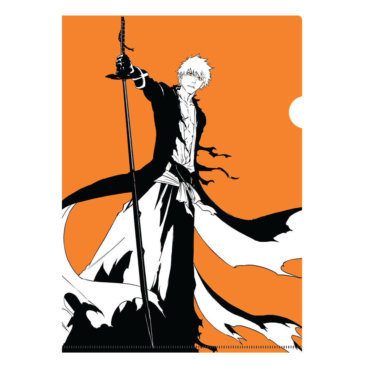 死神 A4文件夾 一護橙色 文具 Microworks Online Store