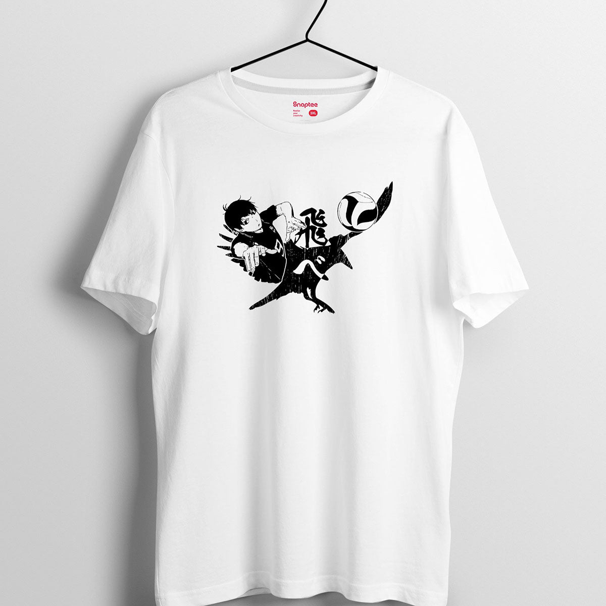 排球少年 T-shirt 翱翔吧! 影山飛雄 (白色) 服裝 Microworks Online Store