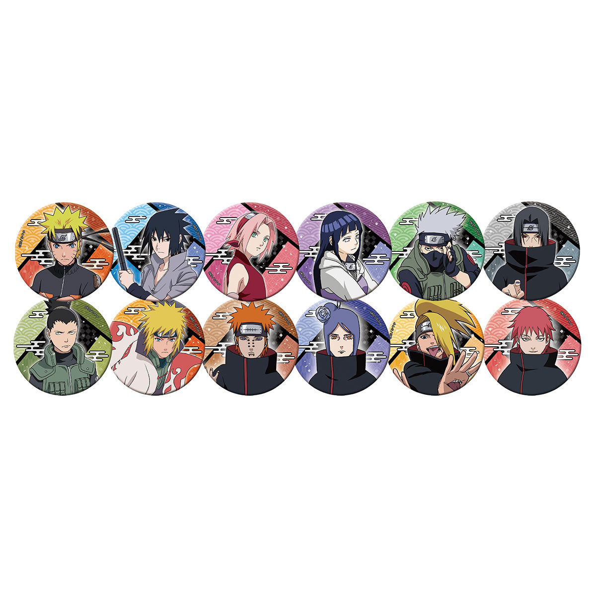 火影忍者動畫20周年 胸章 12款隨機 精品 Microworks Online Store