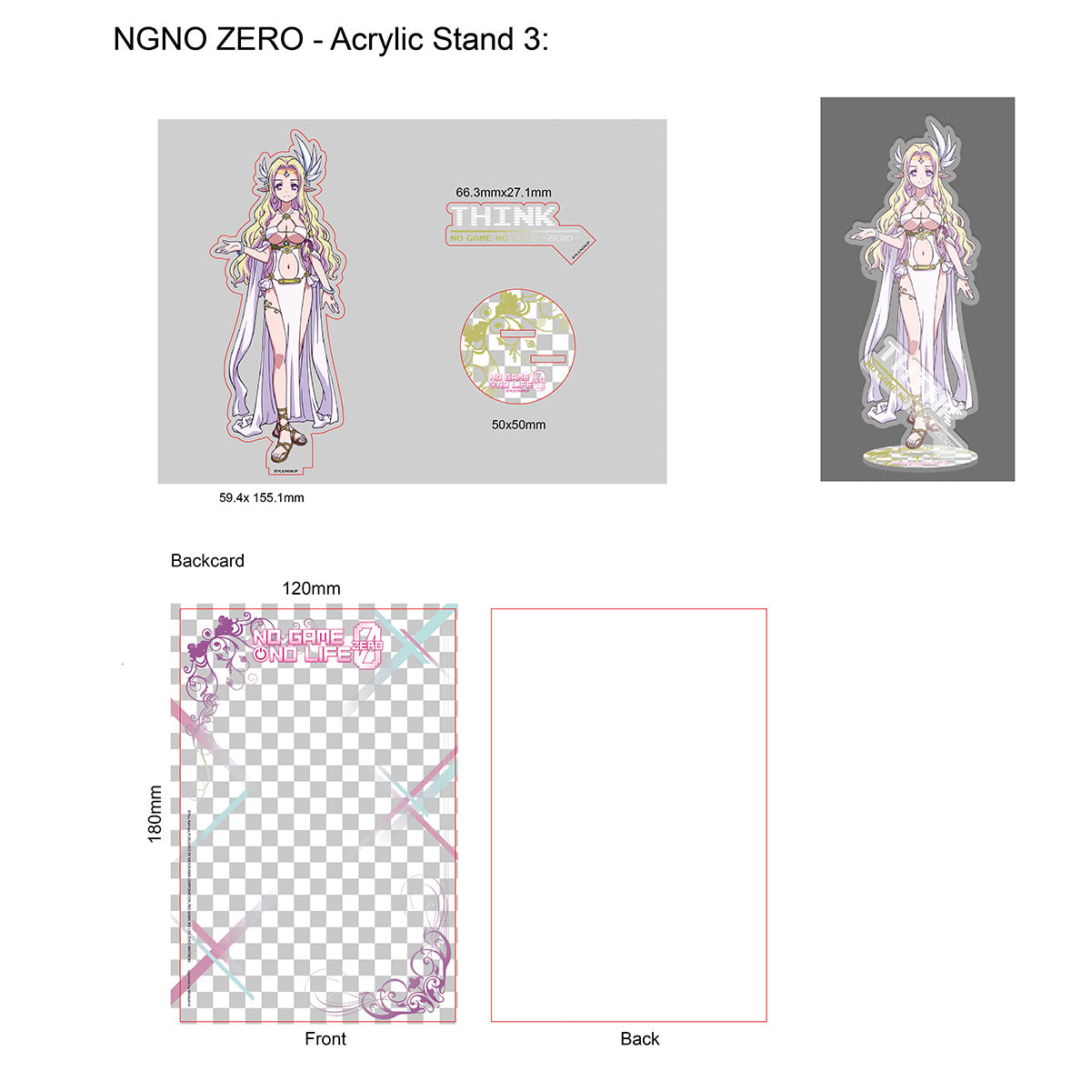 遊戲人生 ZERO 角色立牌 辛克 精品 Microworks Online Store