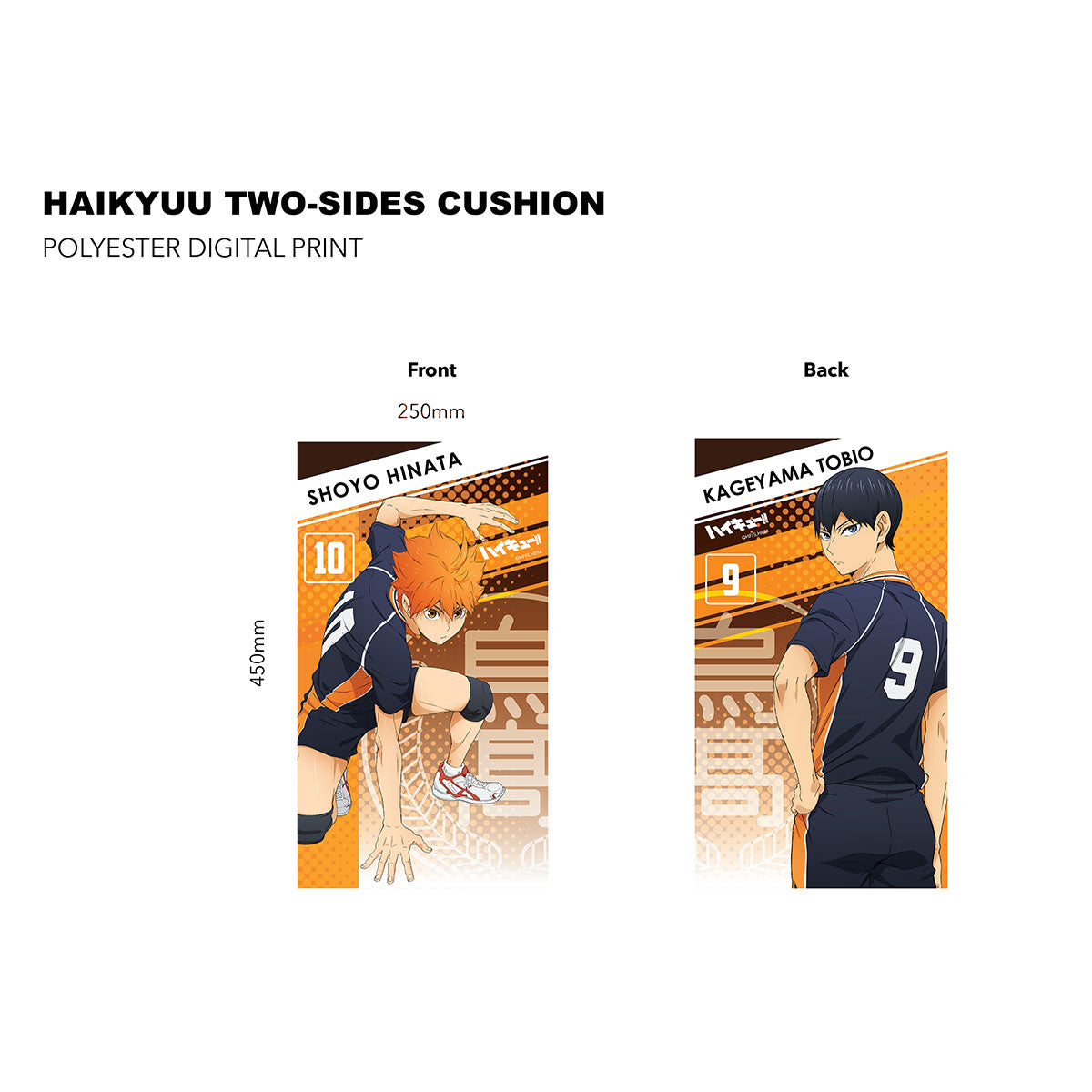 排球少年!! 雙面大抱枕 生活家品 Microworks Online Store