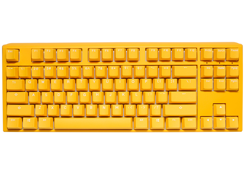 Ducky One 3 Yellow TKL 87 keys RGB 鍵盤及滑鼠 Microworks Online Store