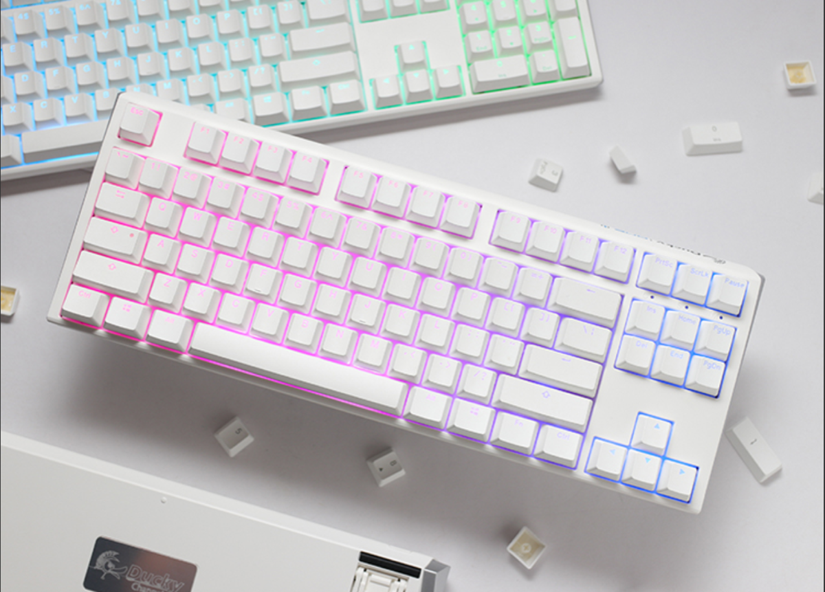 Ducky One 3 Classic Pure White TKL 87 keys RGB 機械鍵盤 鍵盤及滑鼠 Microworks Online Store