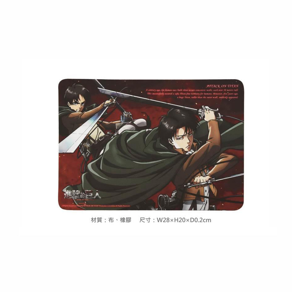 進擊的巨人 電競滑鼠墊 A款(里維) - Microworks Online Store