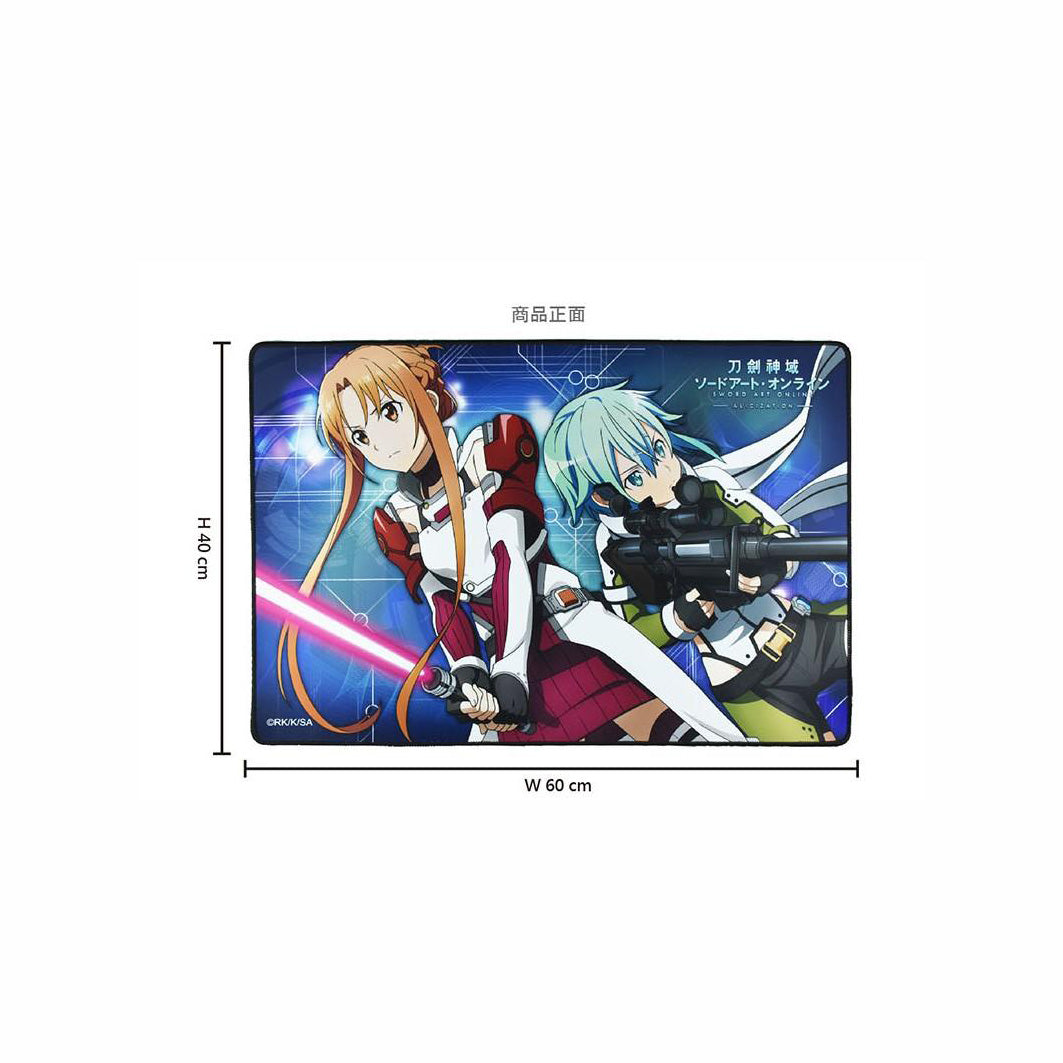 刀劍神域Ⅲ 布面滑鼠墊 A款(亞絲娜+愛麗絲) 動漫電腦週邊 Microworks Online Store