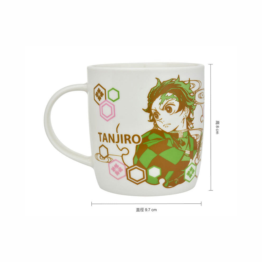鬼滅之刃 瓷杯350ml A款 正面炭治郎+背面禰豆子(一隻) 生活家品 Microworks Online Store