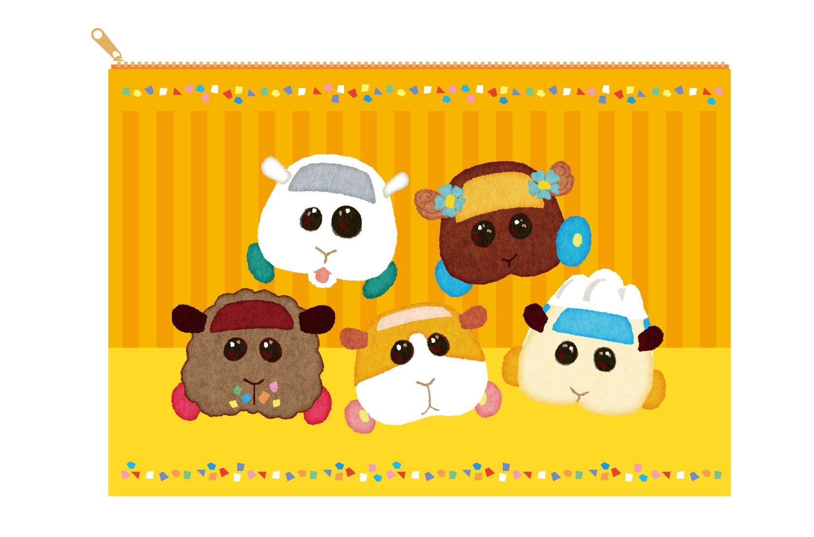 Pui Pui 天竺鼠車車 收納包 生活家品 Microworks Online Store