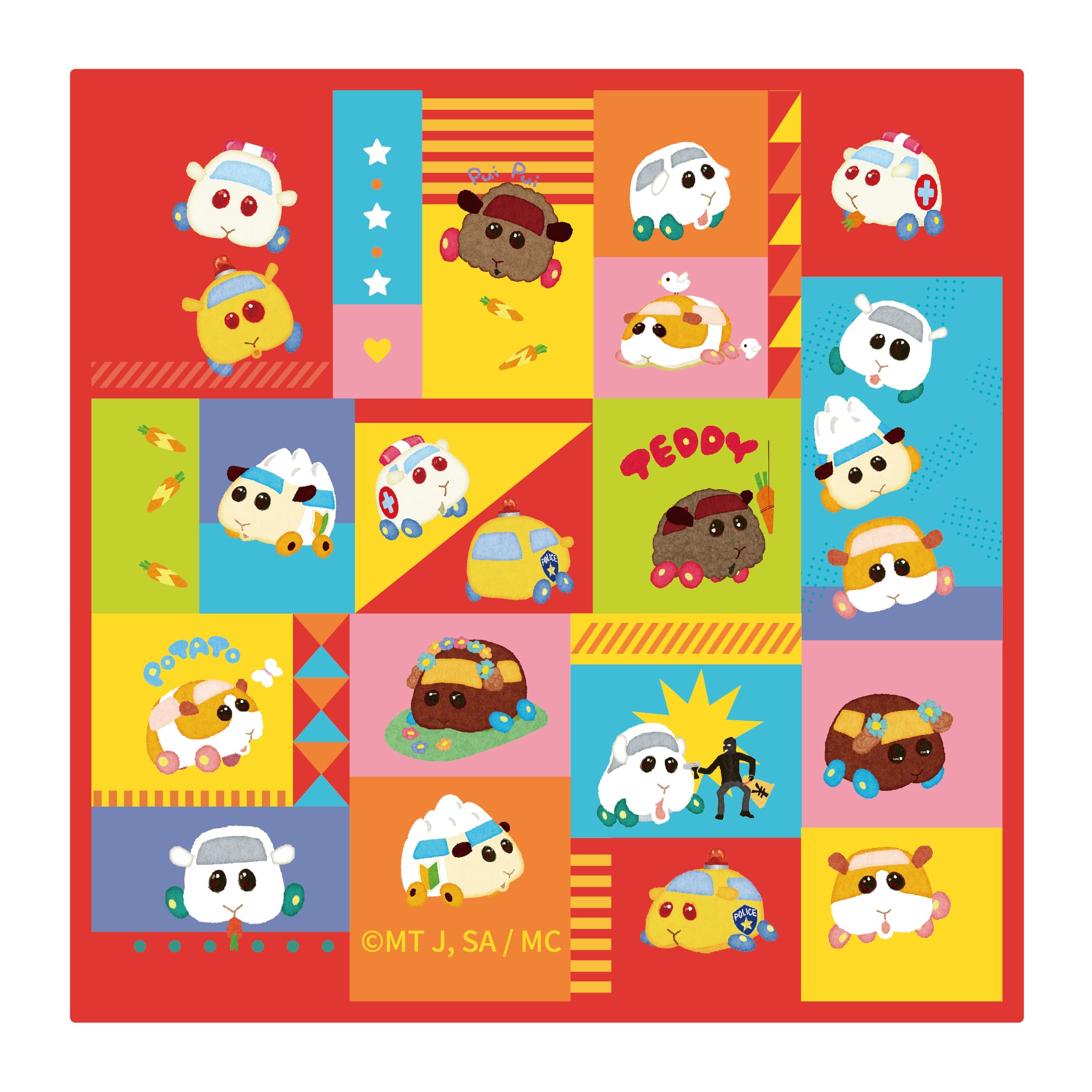 Pui Pui 天竺鼠車車 手巾仔 生活家品 Microworks Online Store