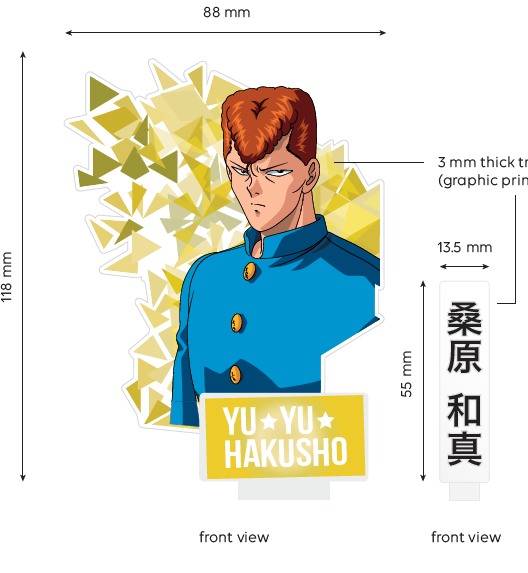 幽遊白書 壓克力人物立牌 2 桑原和真 精品 Microworks Online Store