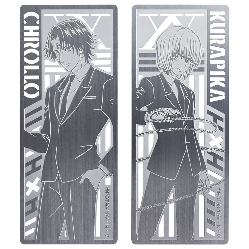 Hunter x Hunter 金屬書籤(2入) A款 團長+古拿比加 文具 Microworks Online Store