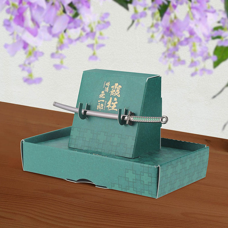 鬼滅之刃 吊飾鎖匙扣(九柱日輪刀) E款 霞柱時透無一郎 精品 Microworks Online Store