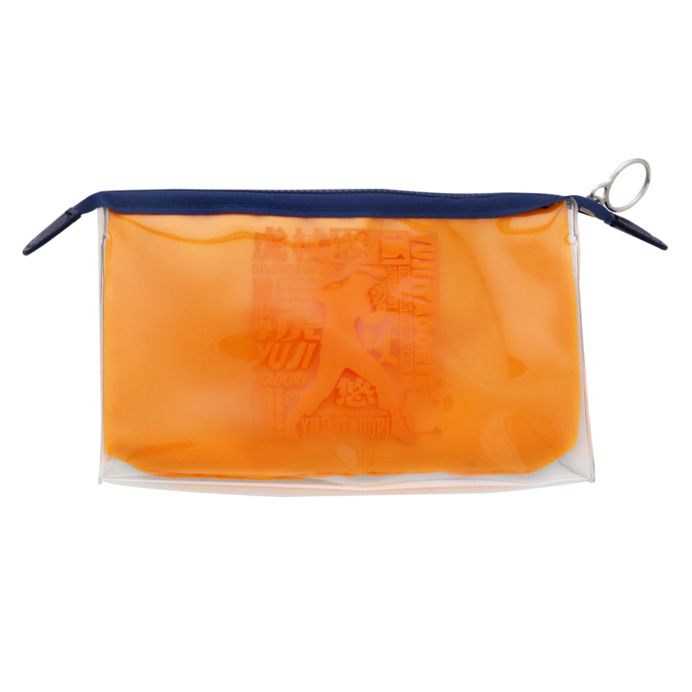 咒術迴戰 mitte 透明收納筆袋 虎杖色 文具 Microworks Online Store