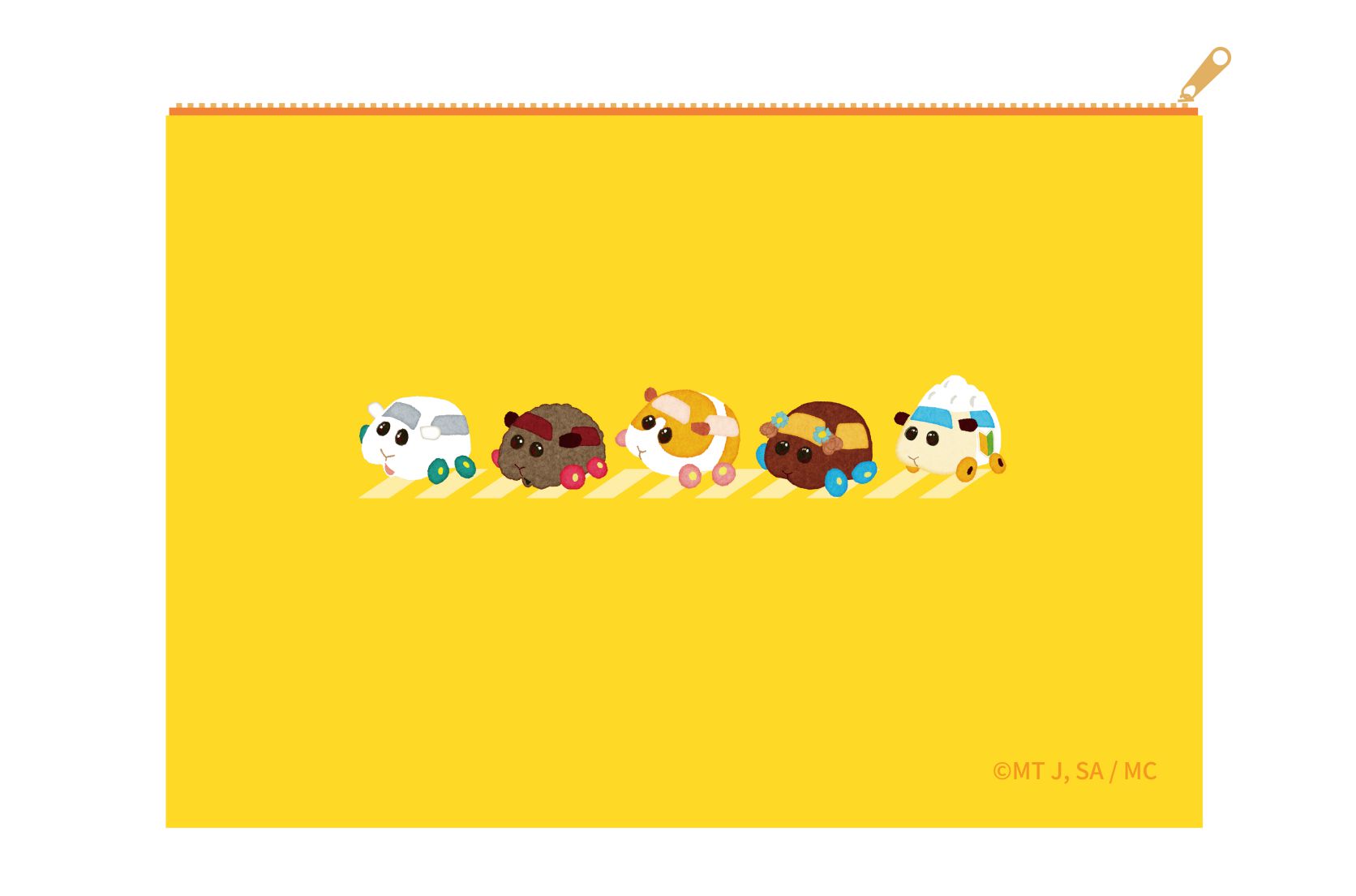 Pui Pui 天竺鼠車車 收納包 生活家品 Microworks Online Store