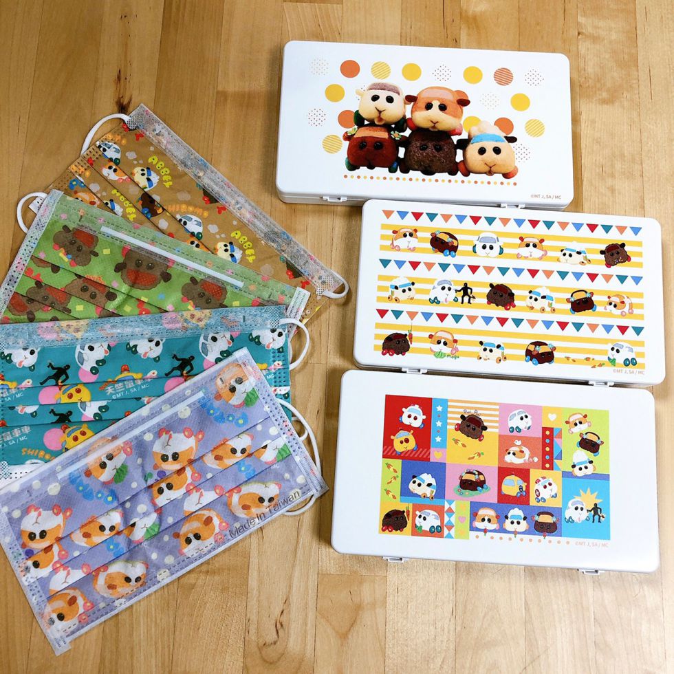 Pui Pui 天竺鼠車車 口罩收納盒 生活家品 Microworks Online Store