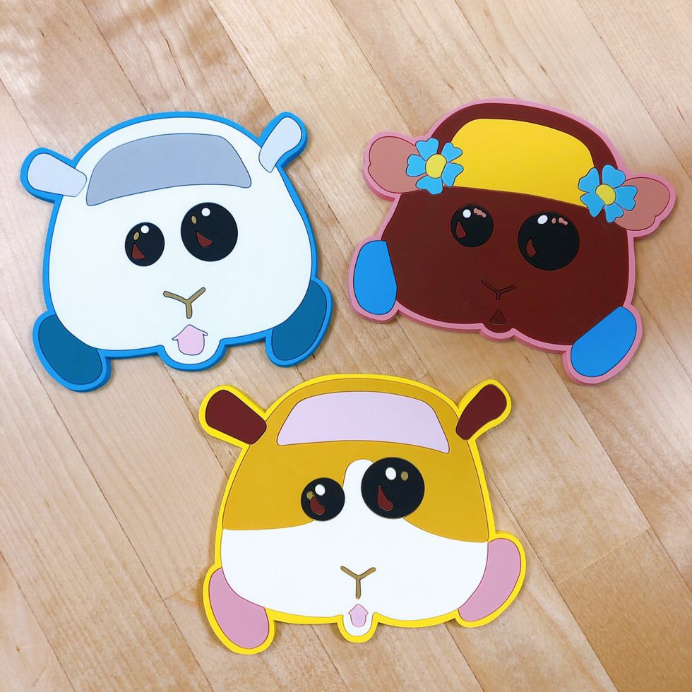 Pui Pui 天竺鼠車車 軟膠杯墊 生活家品 Microworks Online Store