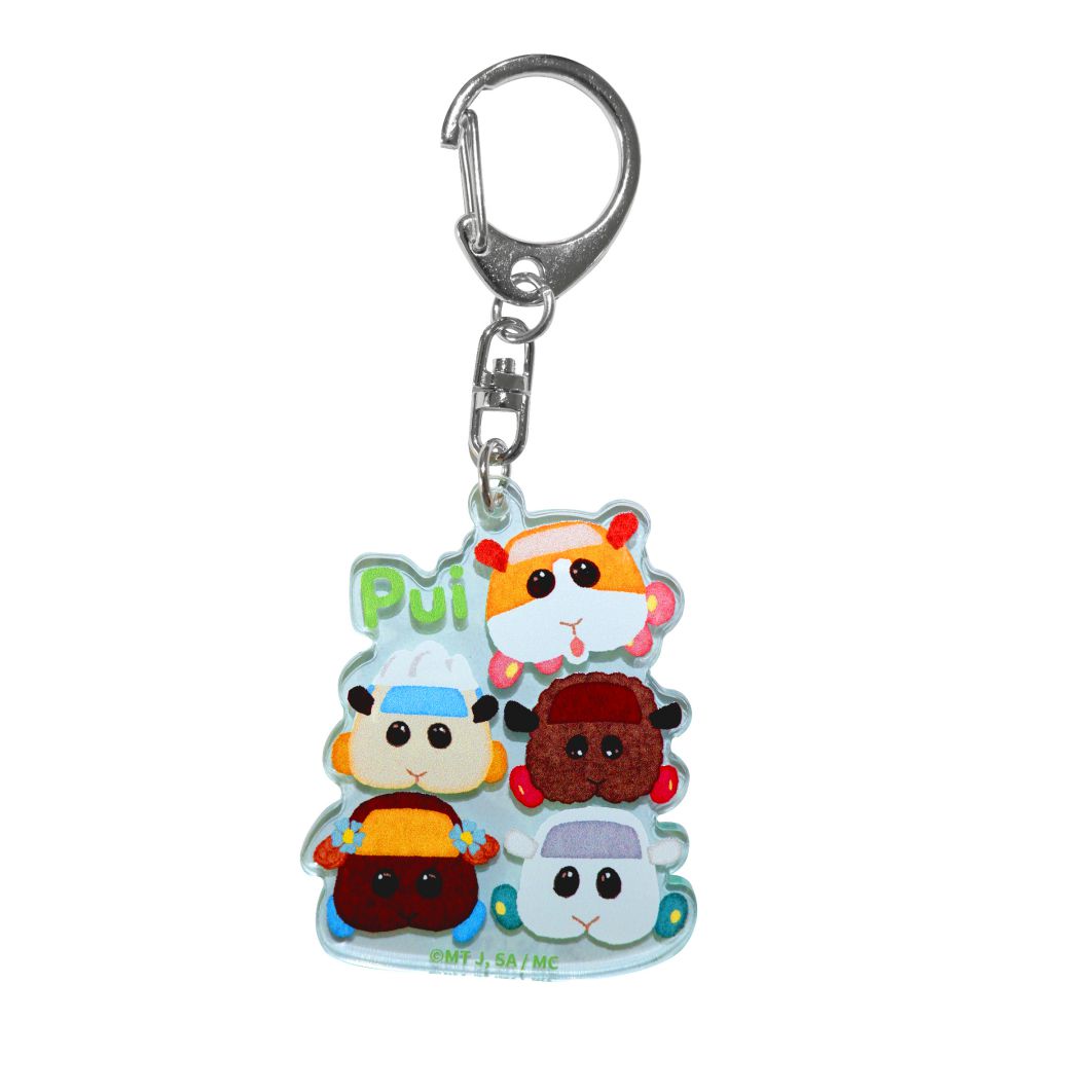 Pui Pui 天竺鼠車車 壓克力鎖匙扣 精品 Microworks Online Store