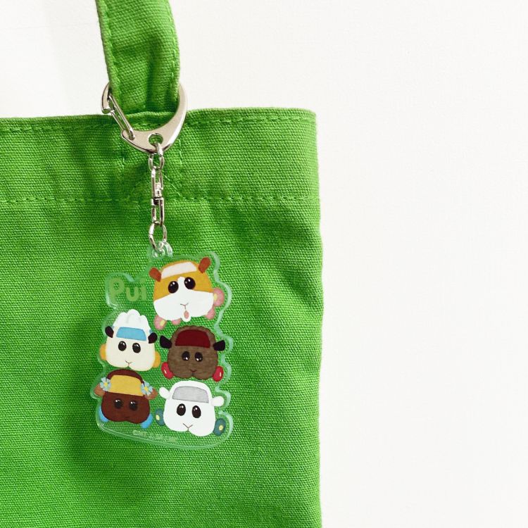 Pui Pui 天竺鼠車車 壓克力鎖匙扣 精品 Microworks Online Store