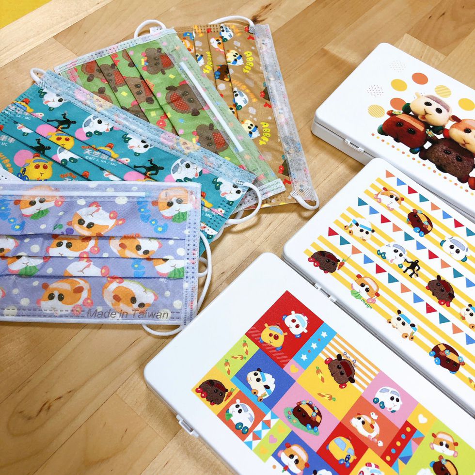 Pui Pui 天竺鼠車車 口罩收納盒 生活家品 Microworks Online Store