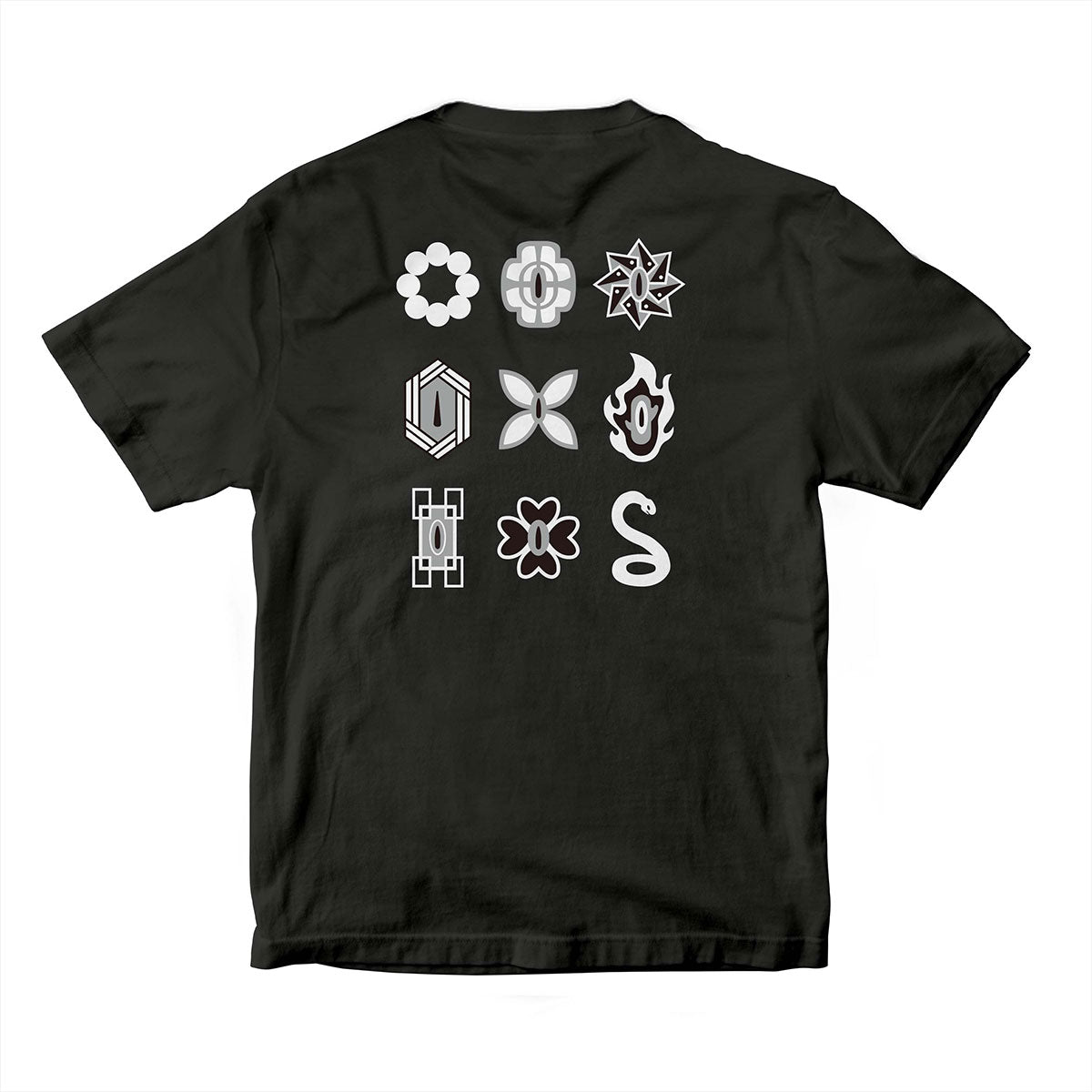 鬼滅之刃 童裝T-shirt 九柱集合 黑色 服裝 Microworks Online Store