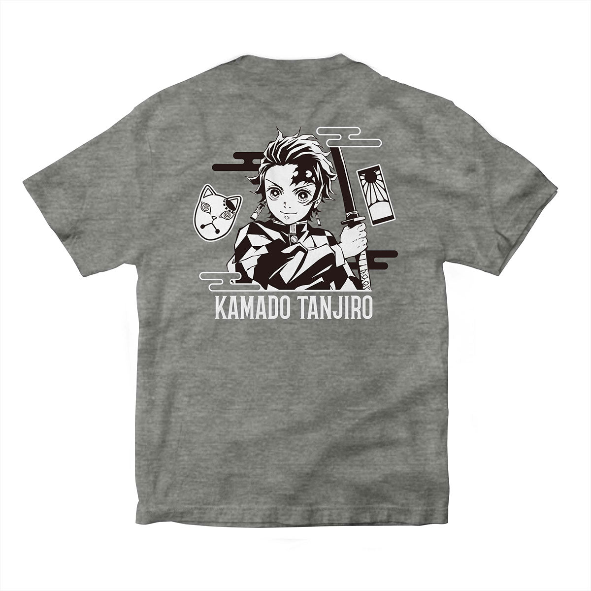 鬼滅之刃 童裝T-shirt 炭治郎 灰色 服裝 Microworks Online Store