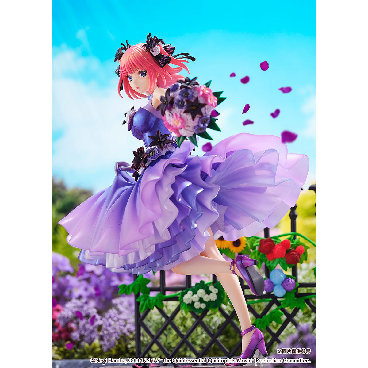 SHIBUYA SCRAMBLE FIGURE 劇場版《五等分的新娘》中野二乃 -Floral Dress Ver.- 1/7 比例模型