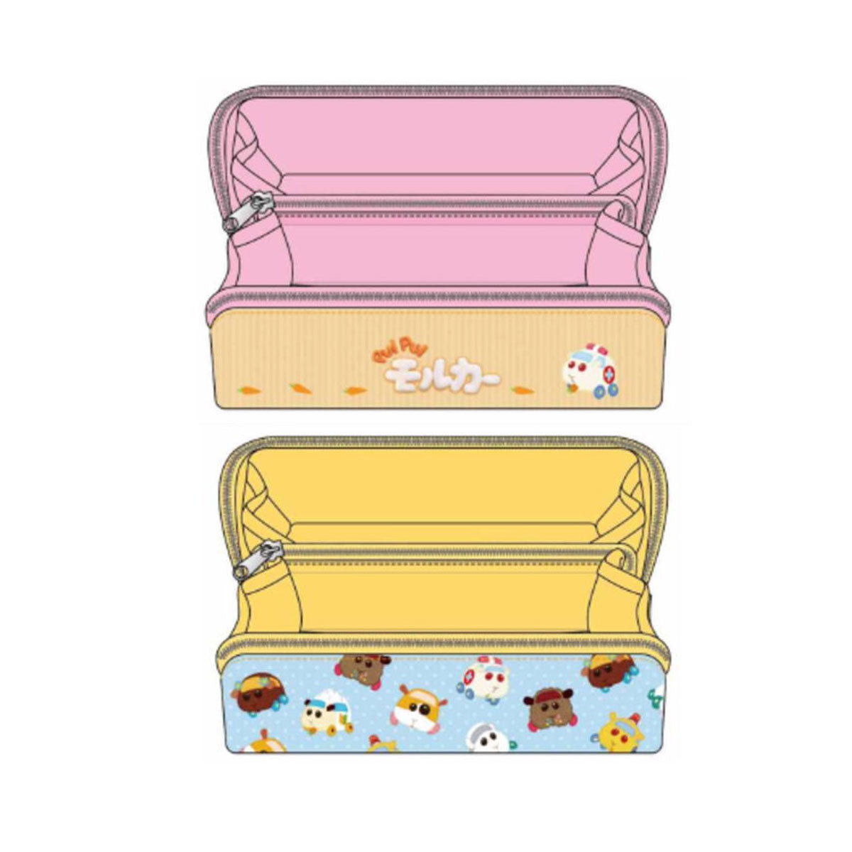 Pui Pui 天竺鼠車車 大開口收納包 文具 Microworks Online Store