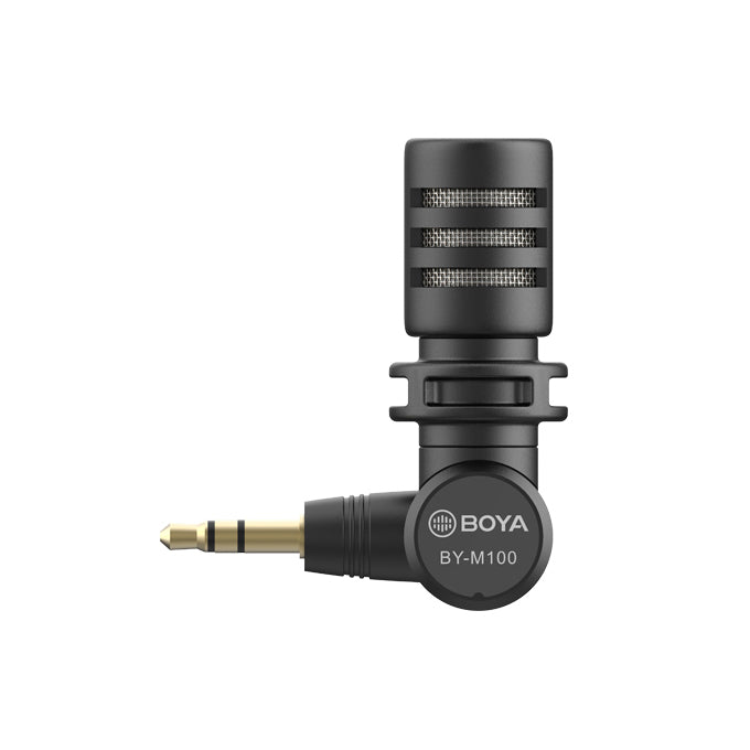 BOYA M100 直插式迷你電容咪(3.5mm) 手機/領夾咪高風 Microworks Online Store